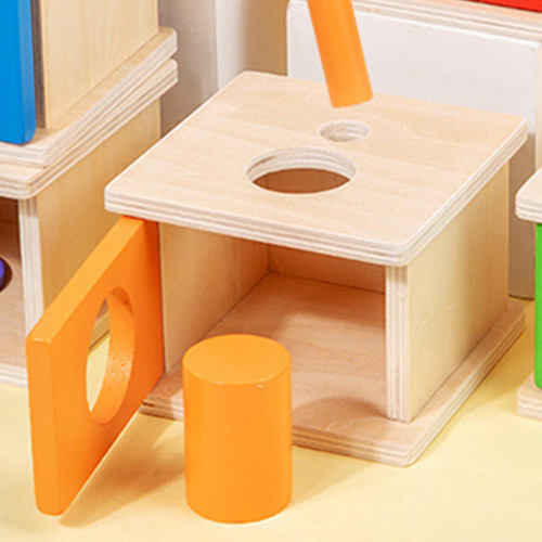 Caja De Permanencia De Objetos Toy Educational Toy Naranja