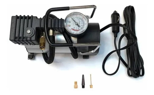 Imagen 5 de 10 de Compresor 12v Aire Metal Autos Inflador Neumatico Portatil