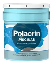 Comprar Recubrimiento Polacrin Pintura Para Piletas Celeste X 4 Lts