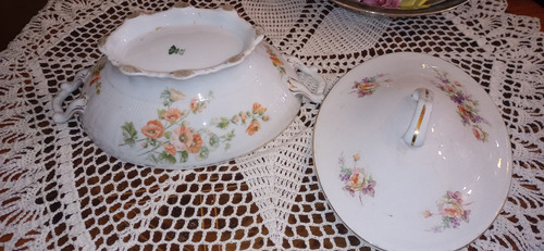 Antigua Vajilla Sopera Porcelana No Corresponde La Tapa N498 (Usado)
