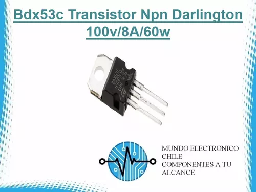 2 X Bdx53c Transistor Npn Darlington 100v8a60w 
