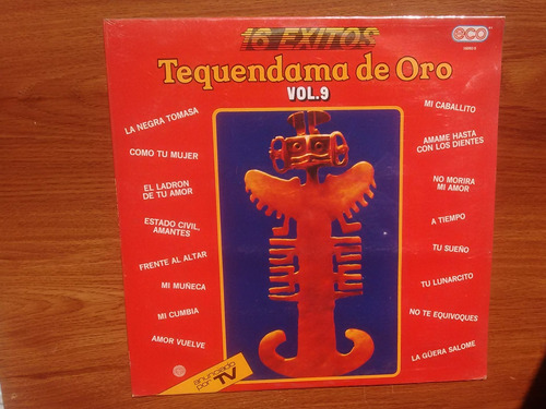 Tequendama De Oro Vol. 9. Disco Lp Peerless 1989