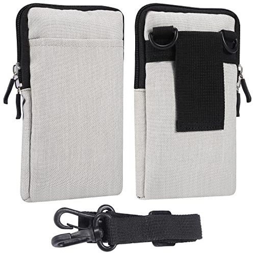 Celular Cinturón Clip Holder Hombres Blanco, Celular Crossbo