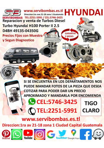 Reparacion De Turbos Hyundai Grace 2.5 4d56 Td04-10t/tf035