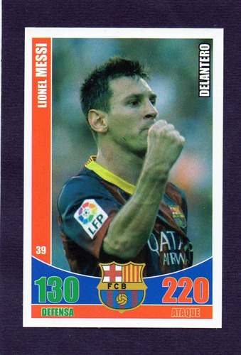 Supergol 2013/14. Traiding Card N° 39 Lionel Messi. Mira!!!