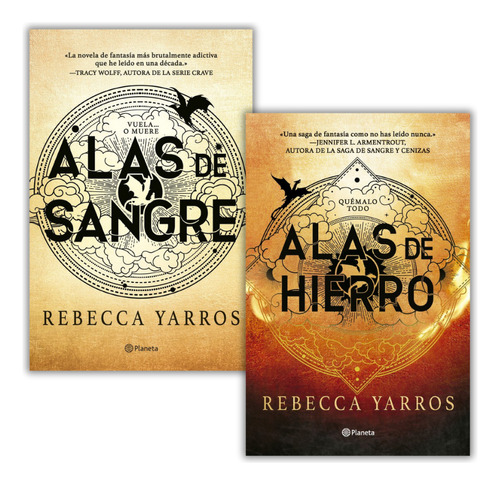 Pack Empíreo 1 Y  2:  Alas Sangre + Hierro - Rebecca Yarros