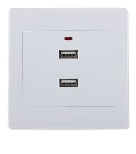 2.1a Blanco Doble Usb Puertos Cargador De Pared Eléctrico