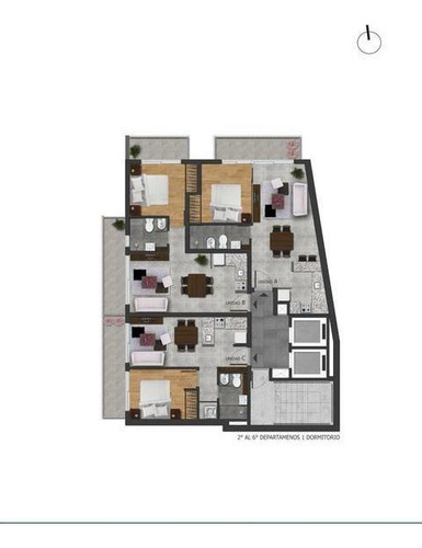 Departamento 1 Dormitorio Premiun A La Venta - Pichincha - Rosario