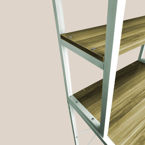 Imagen 6 de 8 de Mueble Organizador Para Lavadora Blanco Con Repisas