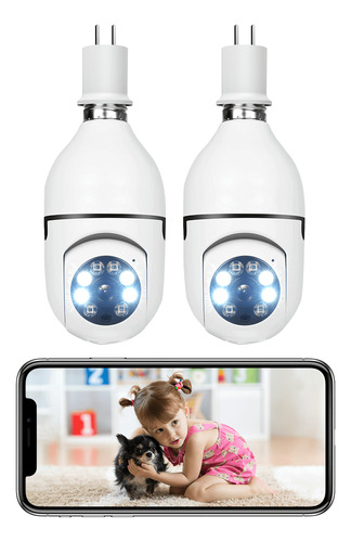 Toguard E27 1080p Cámara De Bombilla De Luz 2.4g Seguridad D