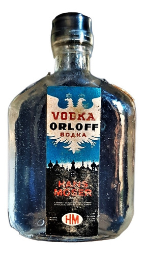 Petaca Miniatura Vodka Orloff Boaka De Hans Moser Cerrrada