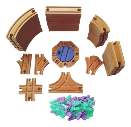 Imagen 5 de 8 de 46 Tramos Vías+puente+elevación+cochera Compatible Trencity