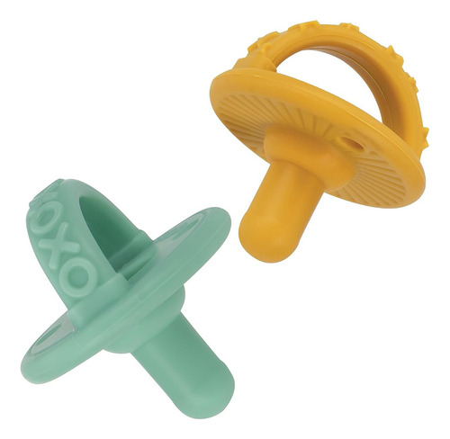 Chupetes Para Bebé Nuby Sili Con Mango Suave Y Orificios De