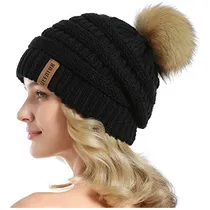 Comprar Gorros Sombreros Y Boinas De Lana Tejido Negro Talla Única