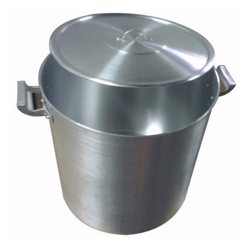 Imagen 2 de 2 de Olla Gastronomica Nº24 De Aluminio 10 Litros Reforzada