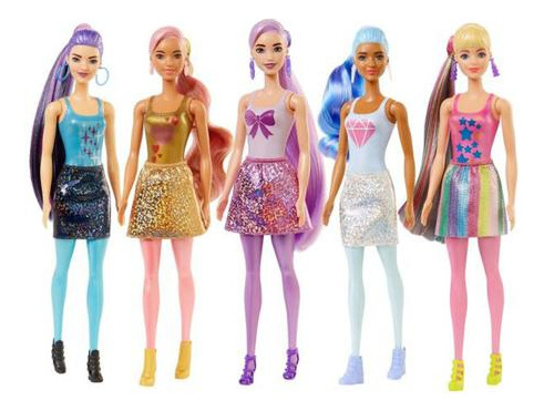 Barbie Color Reveal - Série 5 Glitter - Gtr93