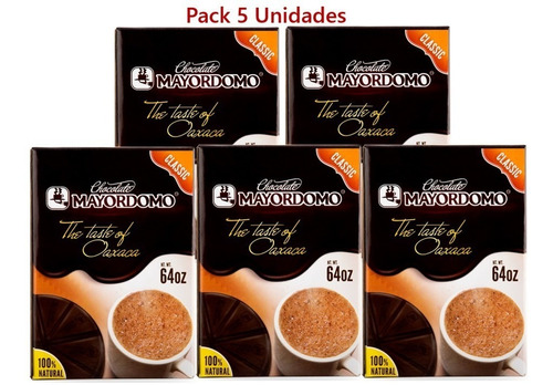 Chocolate Mayordomo Clásico 2 Kg Pack De 5 Piezas = 10 Kg 