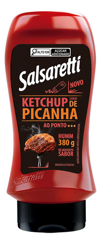 Ketchup Picanha Bisnaga 380g Salsaretti