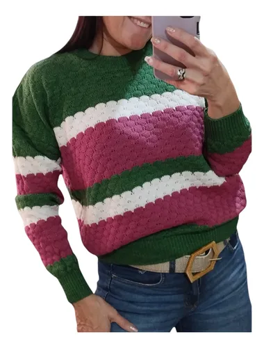 Sueter de colores mujer hotsell
