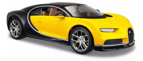 Bugatti Chiron 1:18 Maisto Amarillo/negro Edicion Especial