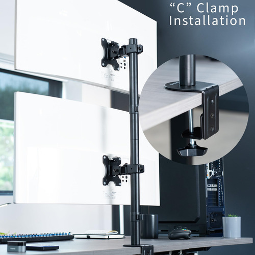 Suporte De Mesa Para Monitor Vivo Stand-v200r Para 2 Pessoas