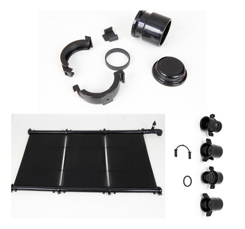 Imagen 1 de 10 de Climatizador Solar Piletas Ksd Kit Completo P/ Piscina 24 M2