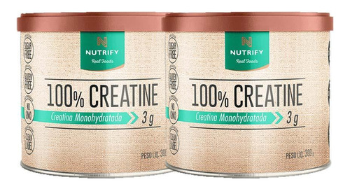 Creatine Nutrify - Lata 300g | 100% Creatine