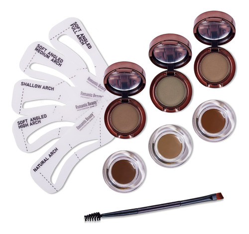 Sombra Y Pomada Para Cejas Kit Romantic Beauty Original 