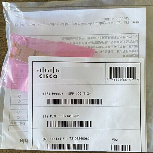 12x Transceiver Gbic Cisco 10gbase-t Rj45 Sfp-10g-t-x Origin