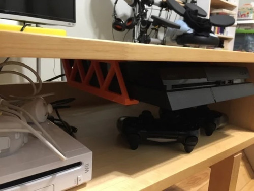 Imagen 3 de 9 de Soporte Ps4 Fat / Ps4 Pro Horizontal