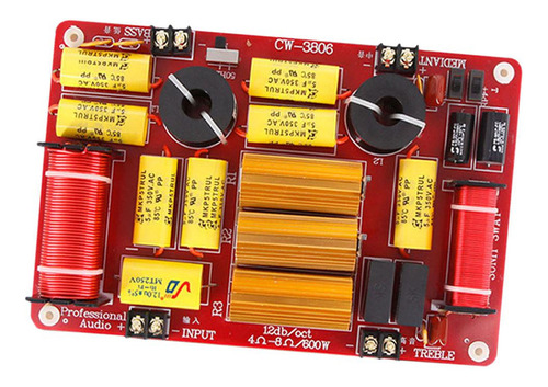 3 Vías De Sonido Divisor De Bajo Para Altavoces De Graves