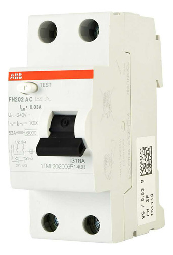 Disyuntor 25a Abb Diferencial Bipolar