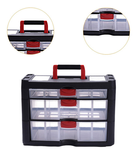Caja De Almacenamiento De Hardware Organizador De Ladrillos