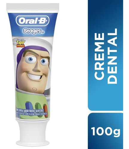 Pasta de dentes infantil Oral-B Pro-Saúde Mickey Mouse Stages  em creme 100 g