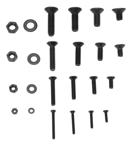 Tornillos De Cabeza Plana, 120 Unidades, Surtido De Arandela