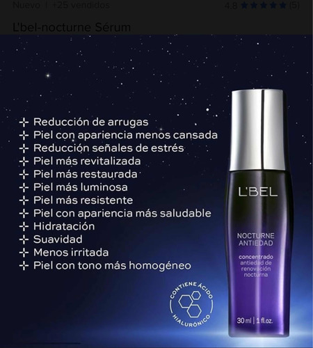 Nocturne Serum Lbel 30ml