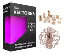 Comprar Vectores Premium Muebles Muñecas Relojes Corte Láser Cnc