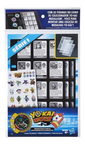Imagen 4 de 7 de Super Pack Yo Kai: Libro, Hojas Y 2 Pack De Medallas Hasbro