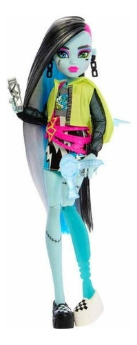 Monster High Muñeca Frankie Skulltimate Secrets Neón