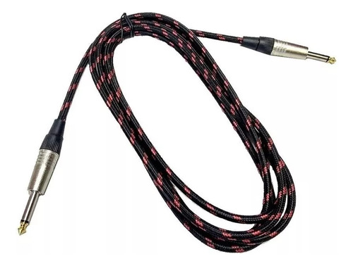 Cable Warwick Plug 3m Rcl 30203 Tc C/black Tela Negro