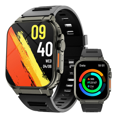 A70 Reloj Inteligente Deportivo Militar Llamada Bluetooth