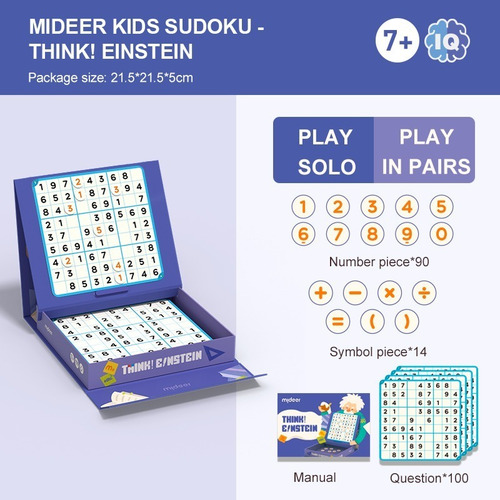 Sudoku Einstein Para Niños - Juego De Mesa
