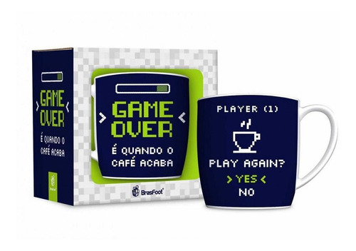 Caneca Porcelana Urban 360ml - Game Over