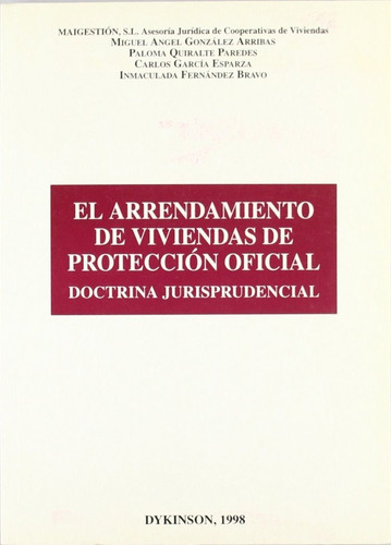 Arrendamiento De Viviendas De Proteccion Oficial - Gonzal...