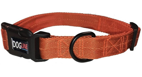 Collar Perro Nylon Dogline Chica Naranja