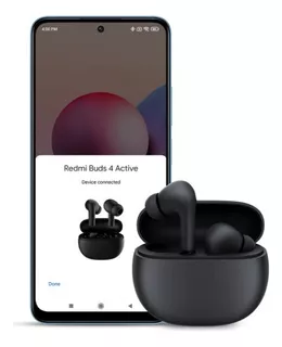 Audifonos Xiaomi Redmi Buds 4 Active, Ip54 Bluetooth 5.3 Color Negro