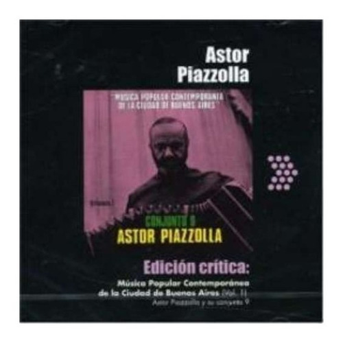 Piazzolla Astor Edicion Critica Musica Popular Cont Cd Nuevo