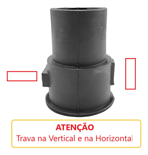Amortecedor Acoplamento Roçadeira 33cc 43cc 52cc Tubo 28mm