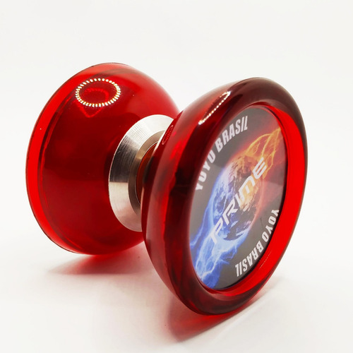 Imagem 4 de 4 de Yoyo Profissional Prime Yoyobrasil Rolamento Vermelho