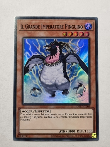 The Great Emperor Penguin Super Raro Italian Yugioh (Usado)